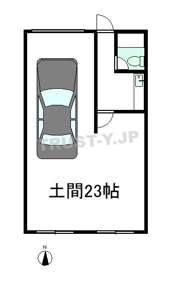名張市美旗町中1番 貸ガレージ 貸倉庫 貸事務所 トイレミニキッチン付き 趣味の部屋 シャッター付き 伊賀市 名張市の不動産情報 リフォーム 株式会社trust Y